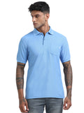 Plain Polo Tshirt for Men - SL Blue