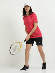 Women’s rPET Performance Tee – Majanta