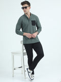 Men's rPET Shawl Collared Shirt