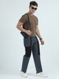 Men's Tencel Colour Blocked Pants