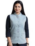 Womens Nehru Jacket - Maroon