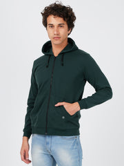 Men's rPET Hoodie - Bottle Green