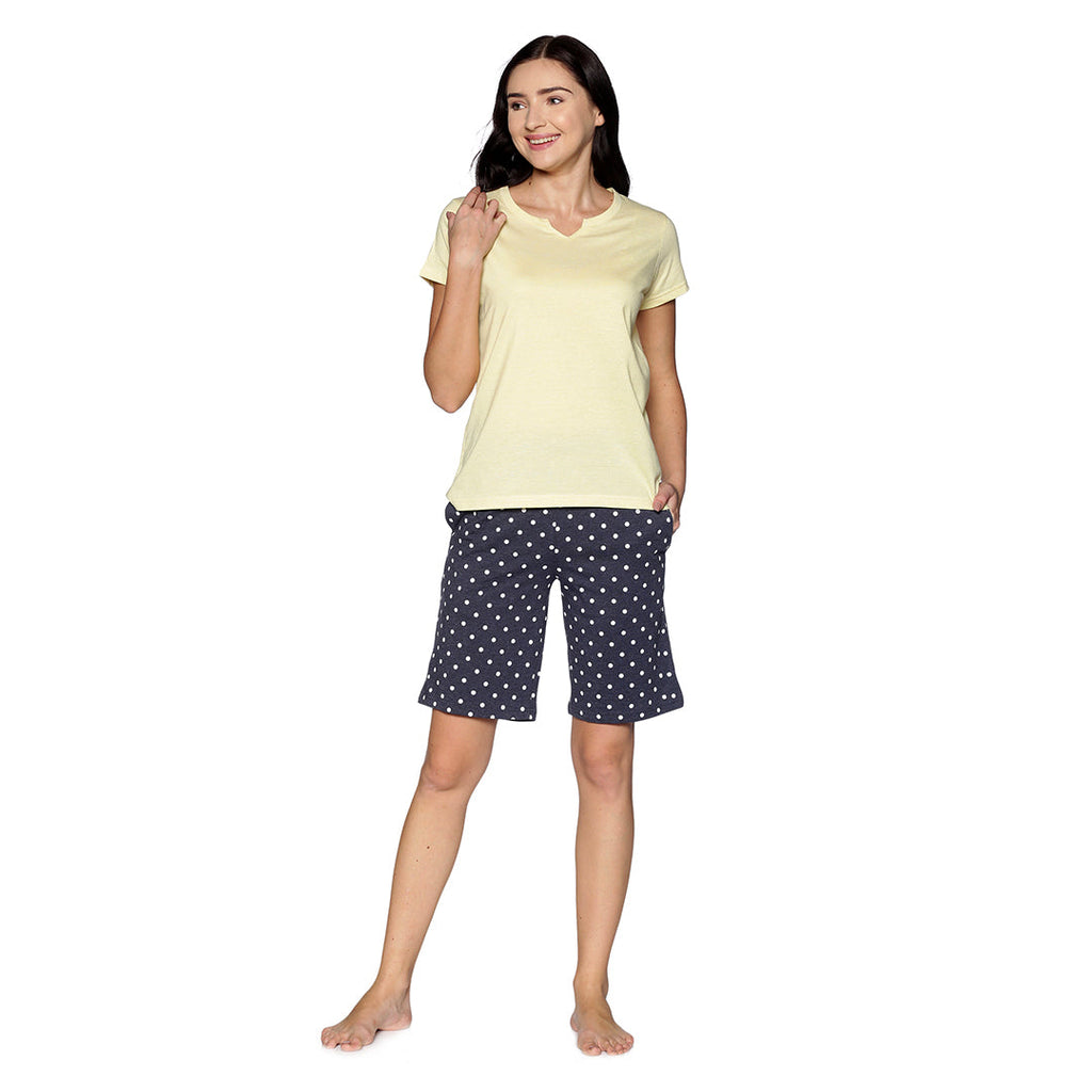 Women's Cotton Polka Dots Shorts