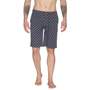 Men's Cotton Polka Dots Lounge Shorts