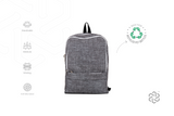 Dual-Toned Black Comfort rPET Backpack