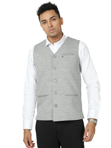 Men's rPET SB V Neck Waistcoat - Black