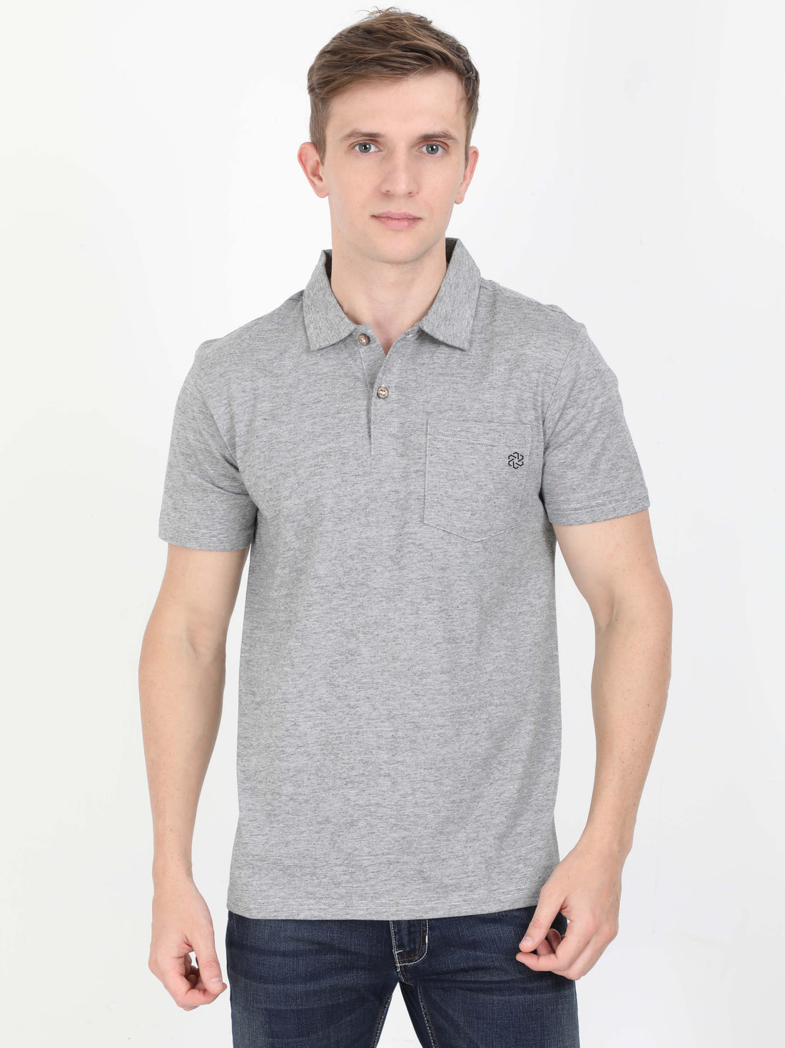 Solid Polo Tshirt for Men - Black