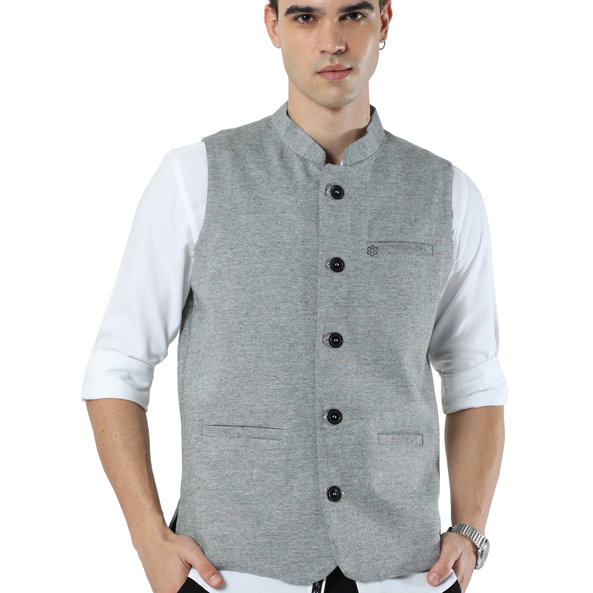 Mens Plus Size rPET with Recycled Cotton Modi Jacket's - Black