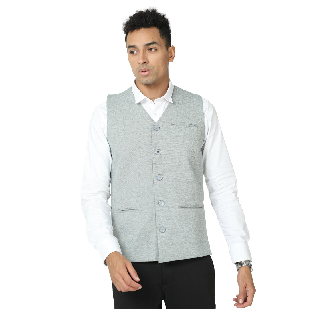 Bottle Green - Men's SB V Neck Waistcoat