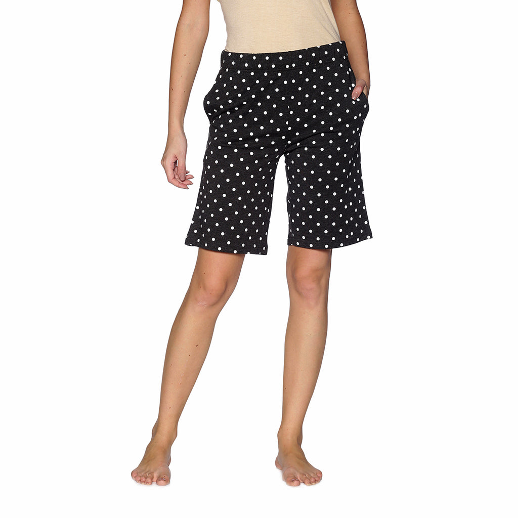 Women's Cotton Polka Dots Shorts