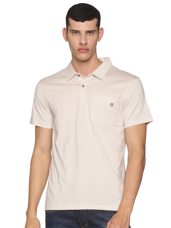 Men's rPET with Recycled Cotton Polo TShirt