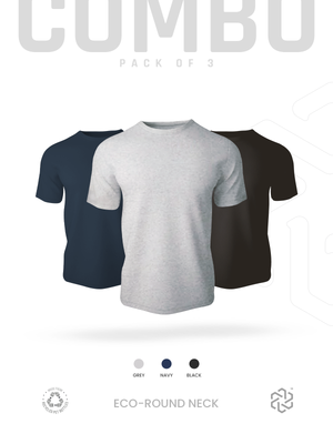 Men's Combo - Eco Round Neck TShirt