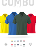 Pick Your Own Choice - Men's rPET Polo TShirt Combo Pack of 4