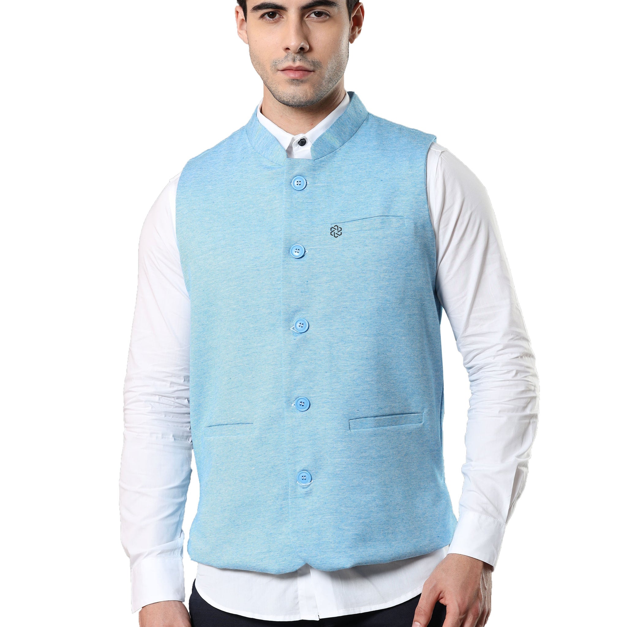 Mens Plus Size rPET with Recycled Cotton Modi Jacket's - Cyan