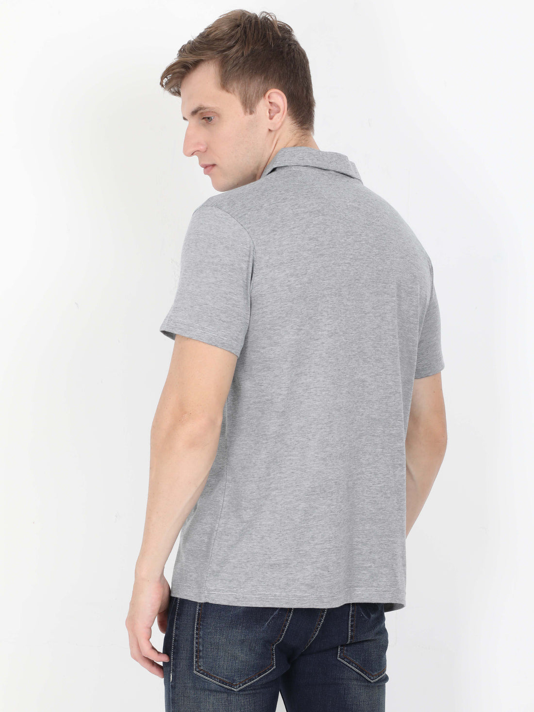 Solid Polo Tshirt for Men - Black