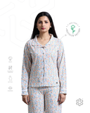 Eco Women's Flower Printed Pyjama Set