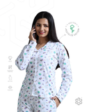 Eco Women's Space Printed Pyjama Set