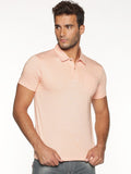Solid Mens Polo Tshirt - mandarin