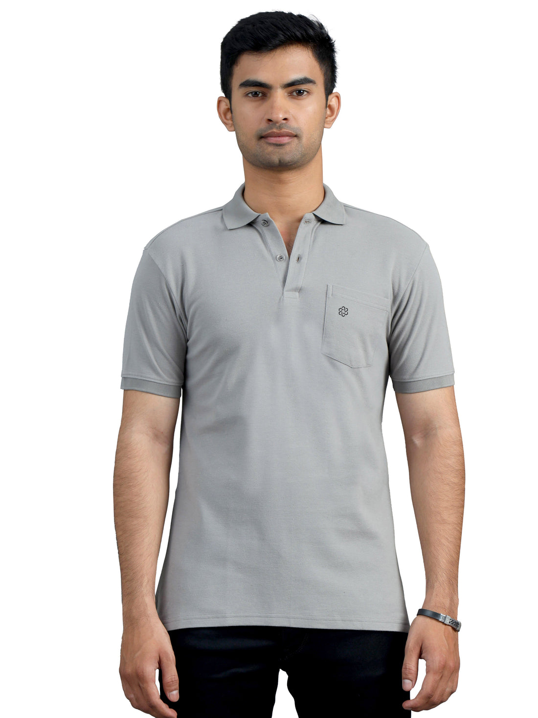 Plain Polo Tshirt for Men - Grey