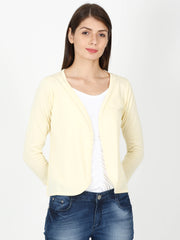 Women's rPET Shrug - Lemon