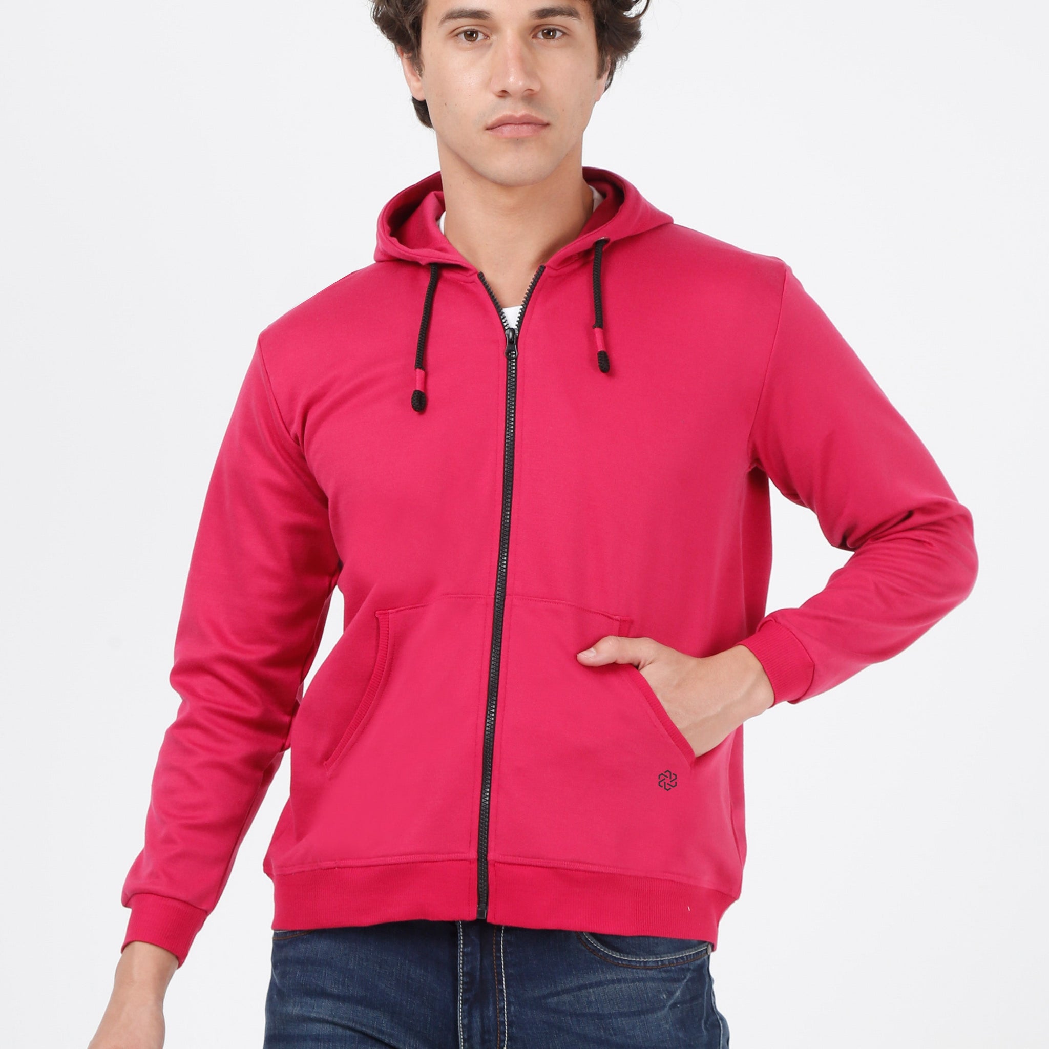 Men's rPET Hoodie - Pink