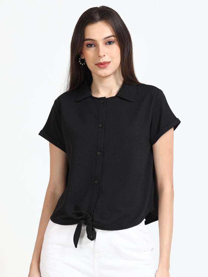 Women's rPET Knotted Shirt