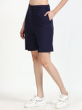 Women's Recycled Cotton Pleated Shorts