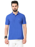 Plain Polo Tshirt for Men - Imperial Blue