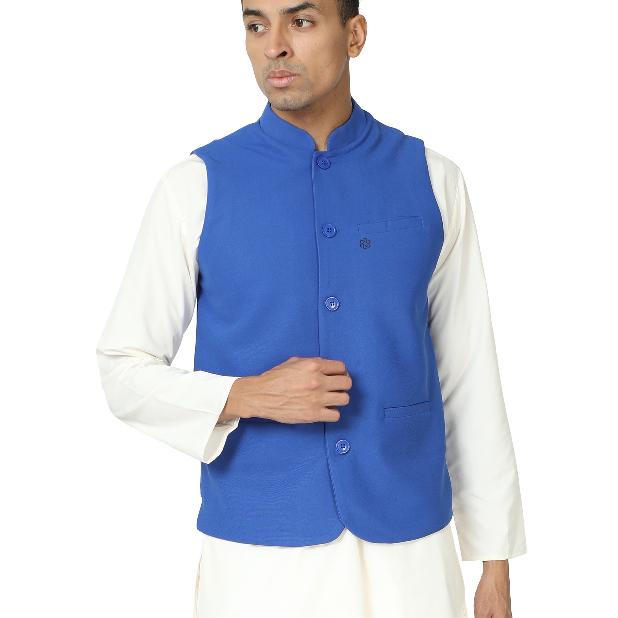 Buy Men’s Solid Modi Coat in Online – Imperial Blue – Ecoline Clothing ...