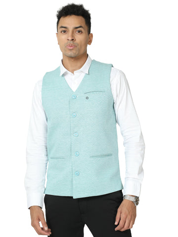 Men's Plus Size rPET SB V Neck Waistcoat's - Jade