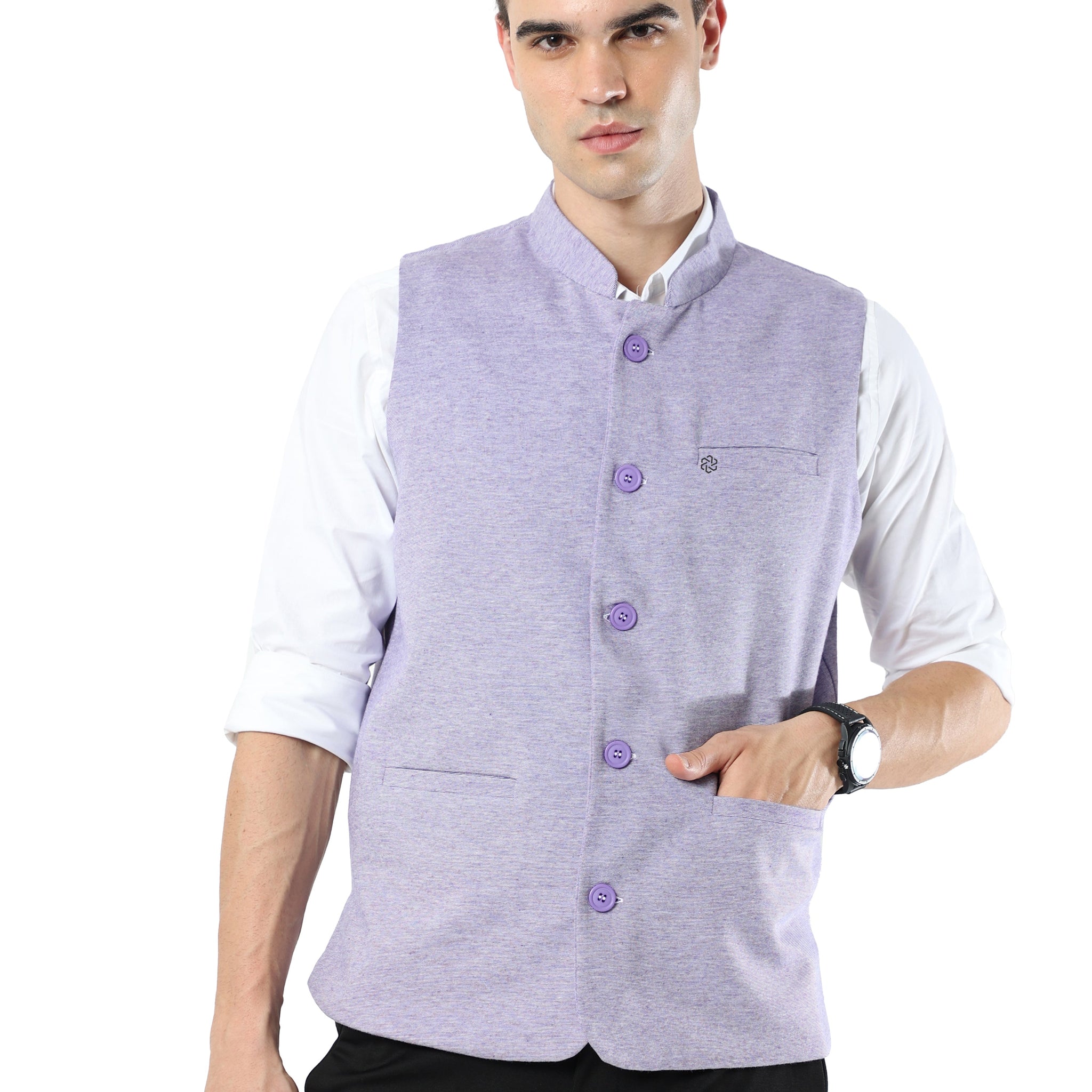 Mens Plus Size rPET with Recycled Cotton Modi Jacket's - Jamun