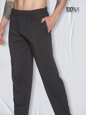 Men's Cotton Lounge Pants - Charcoal Melange
