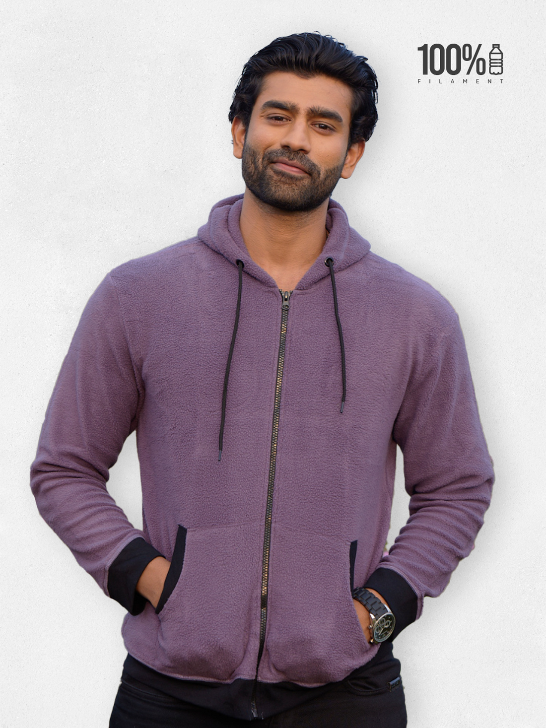 Men's Hoodie - Violet