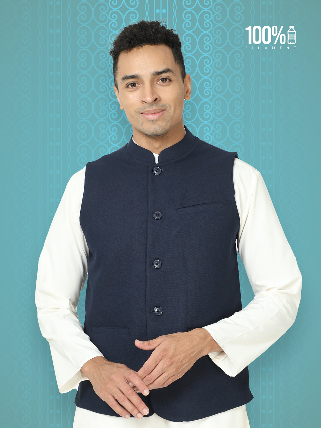 Mens rPET Modi Coat Ecoline Clothing Let s turn sustainable