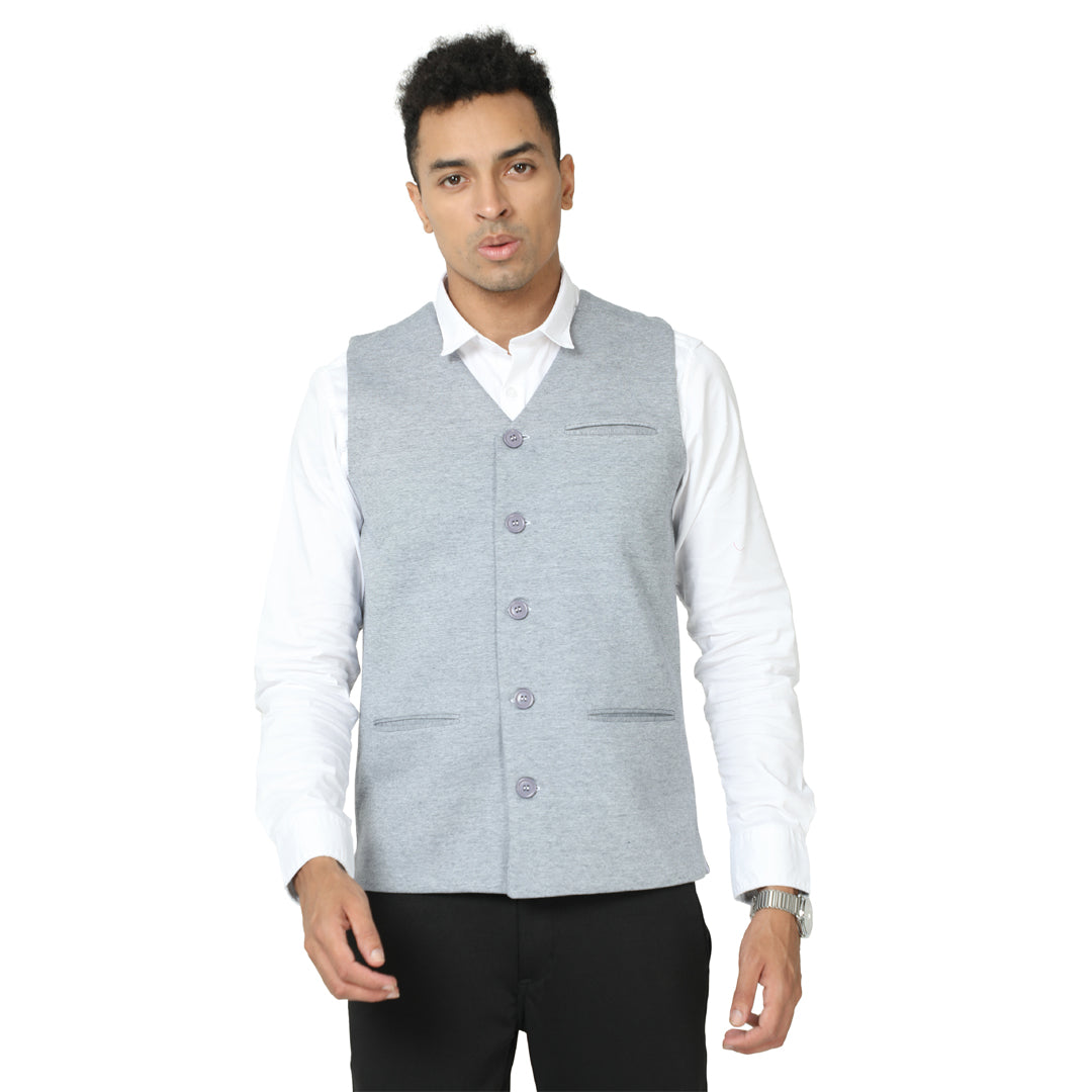 Buy Vastramay Men's Beige Cotton Silk Nehru Jacket Online at Best Price |  Distacart