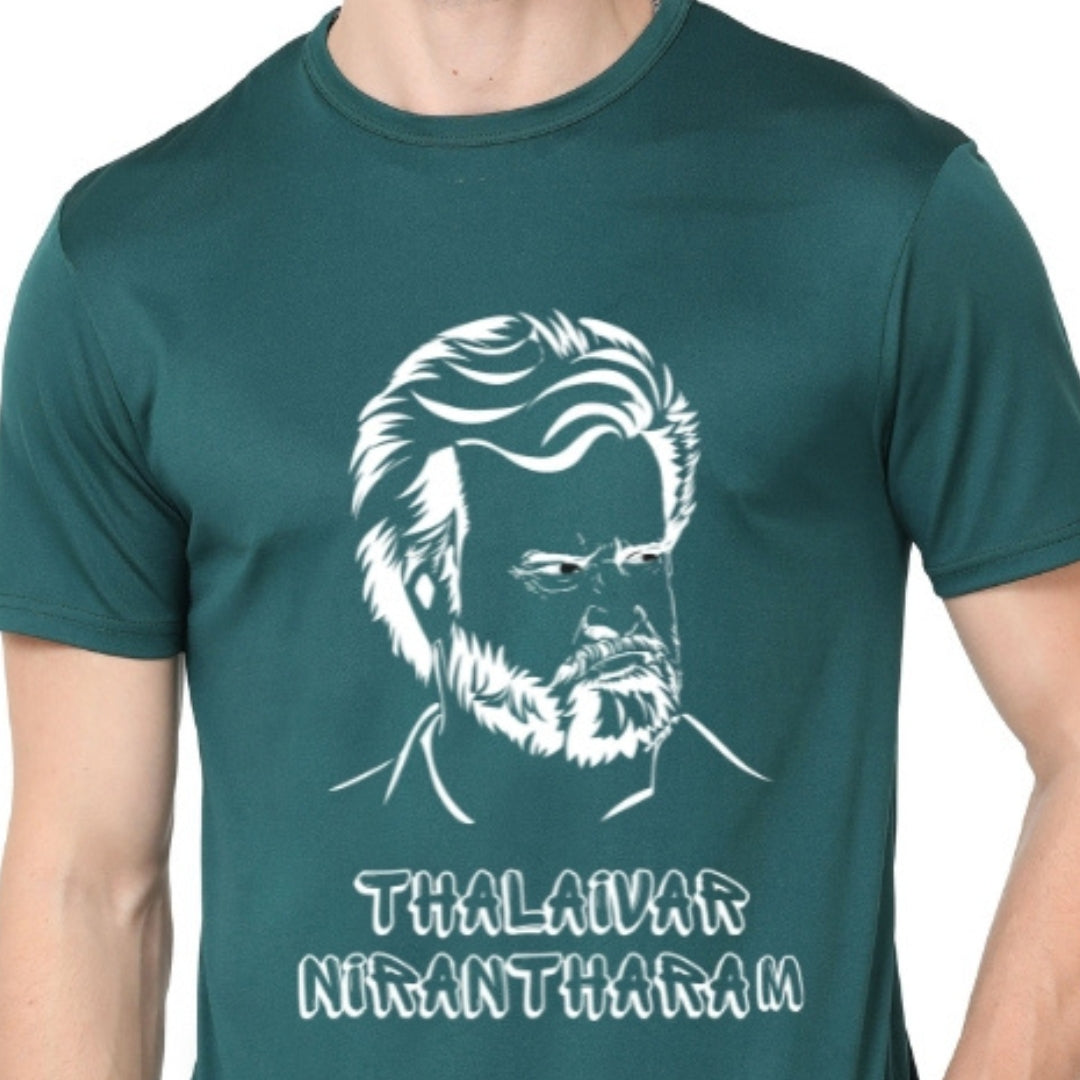 Bottle Green - Thalaivar Round Neck TShirt