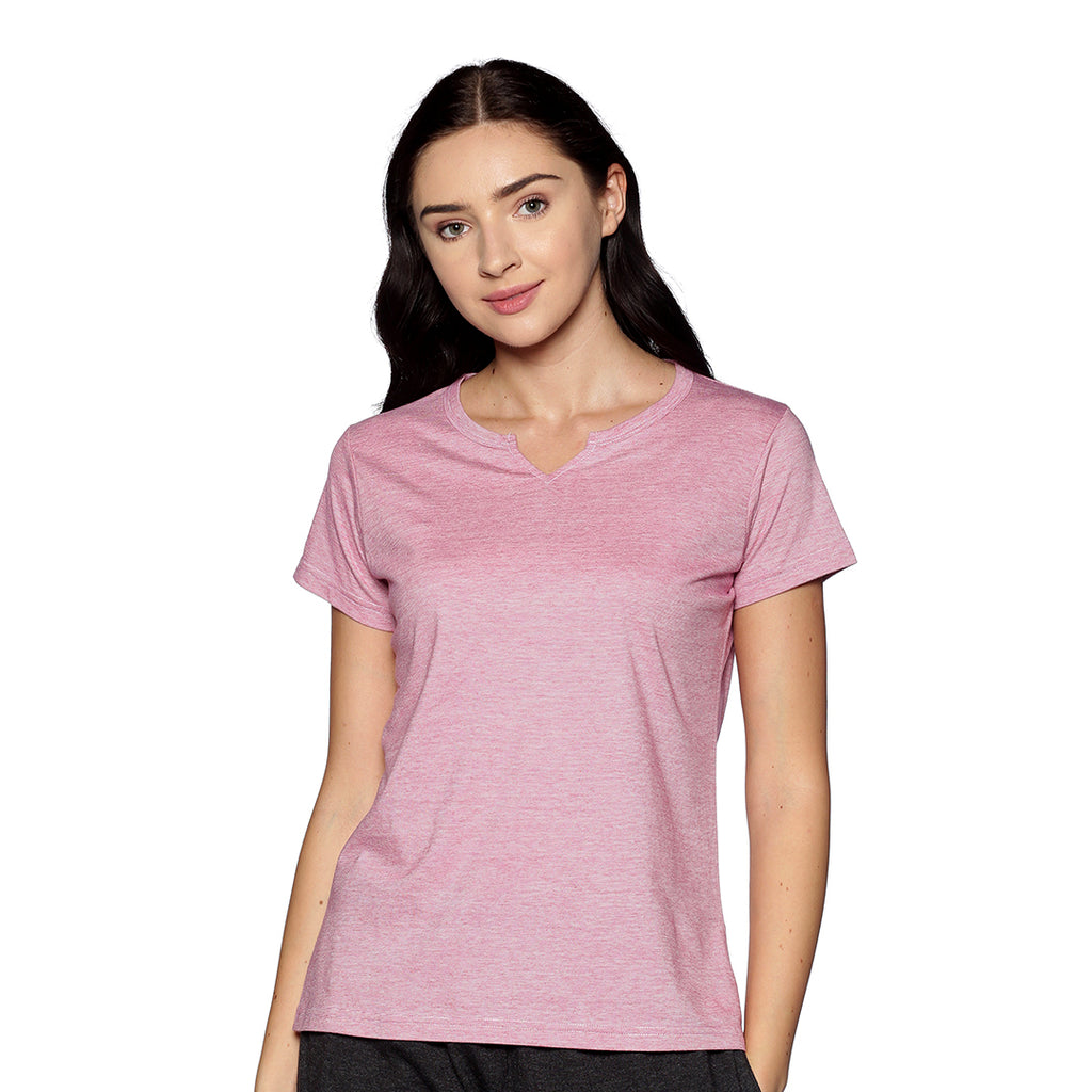 Women's rPET with Cotton Lazy Round Neck TShirt