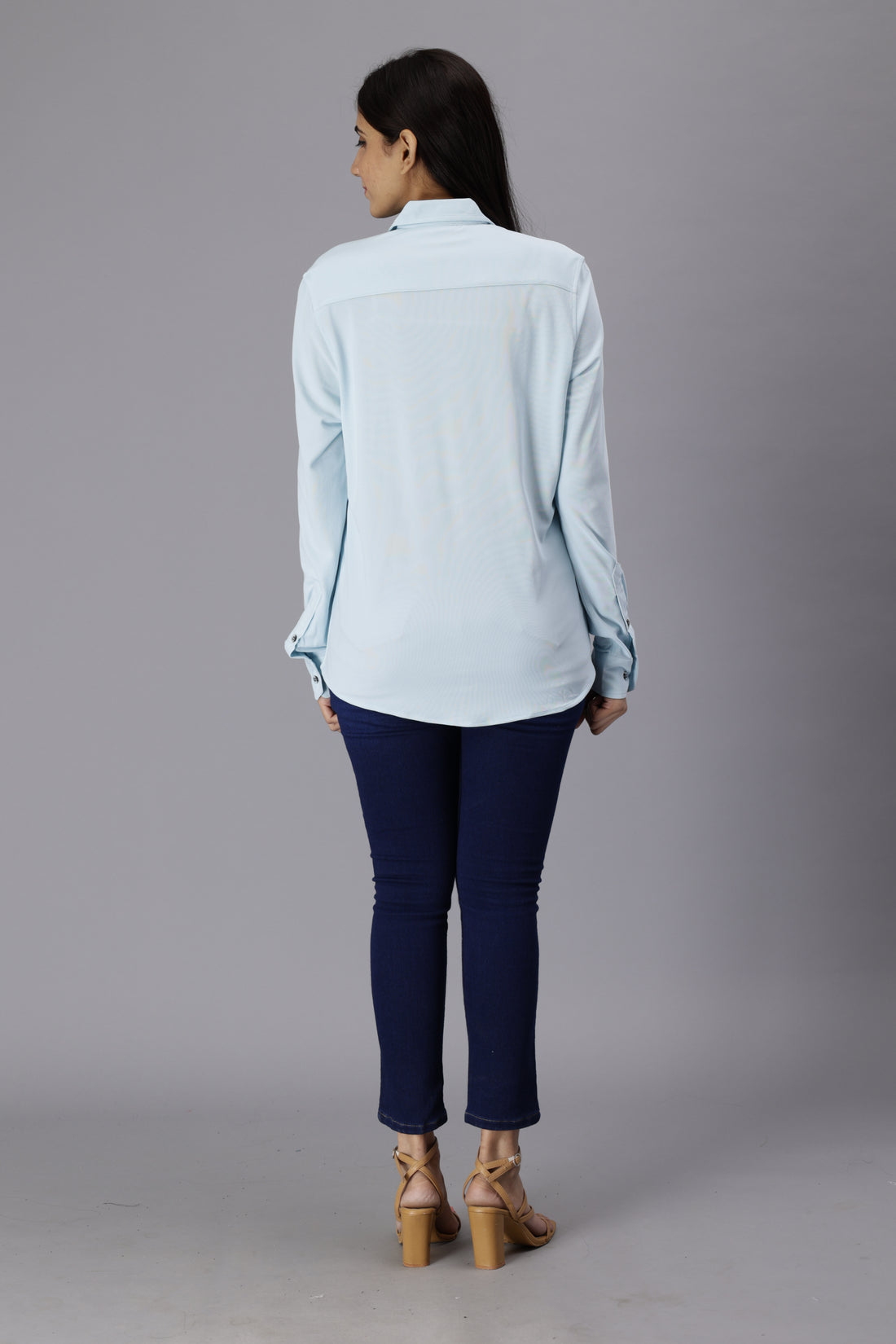Women's rPET Casual Full Sleeve Shirt - Mint