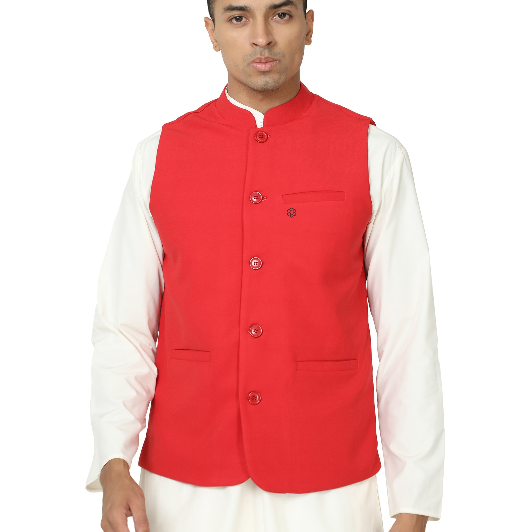Mens Plus Size rPET Modi Jacket's - Arrow Red