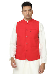 Mens Plus Size rPET Modi Jacket's - Arrow Red