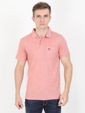 Solid Polo Tshirt for Men - Scarlet