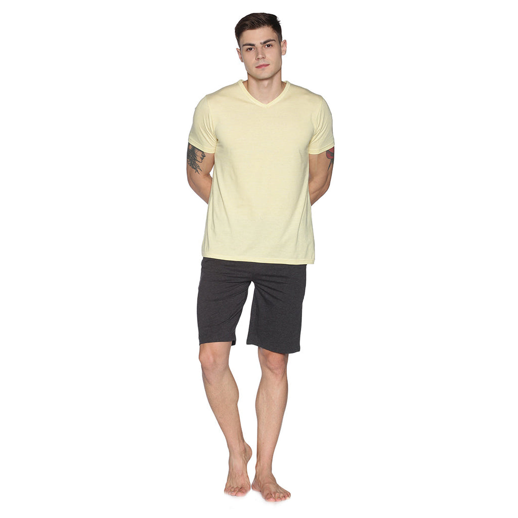 Men's Cotton Solid Lounge Shorts