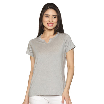 Steel Grey - Lazy Round Neck TShirt