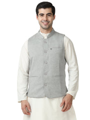 Mens Plus Size rPET with Recycled Cotton Modi Jacket's - Steel Grey