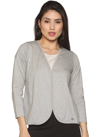 Women's rPET Shrug - Steel Grey