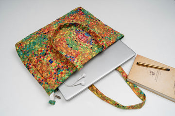 Women's Printed Laptop Bag - Rainbow Stone