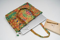 Women's Printed Laptop Bag - Rainbow Stone