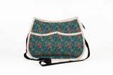 Multi Pocket Paisley Patterned Shoulder rPET Sling Bag