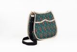 Multi Pocket Paisley Patterned Shoulder rPET Sling Bag