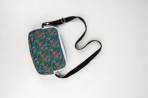 Dual Zipped Rectangular Cross Body rPET Sling Bag